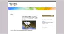 Desktop Screenshot of naturopatiaparatodos.com