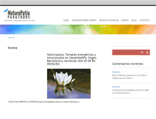 Tablet Screenshot of naturopatiaparatodos.com